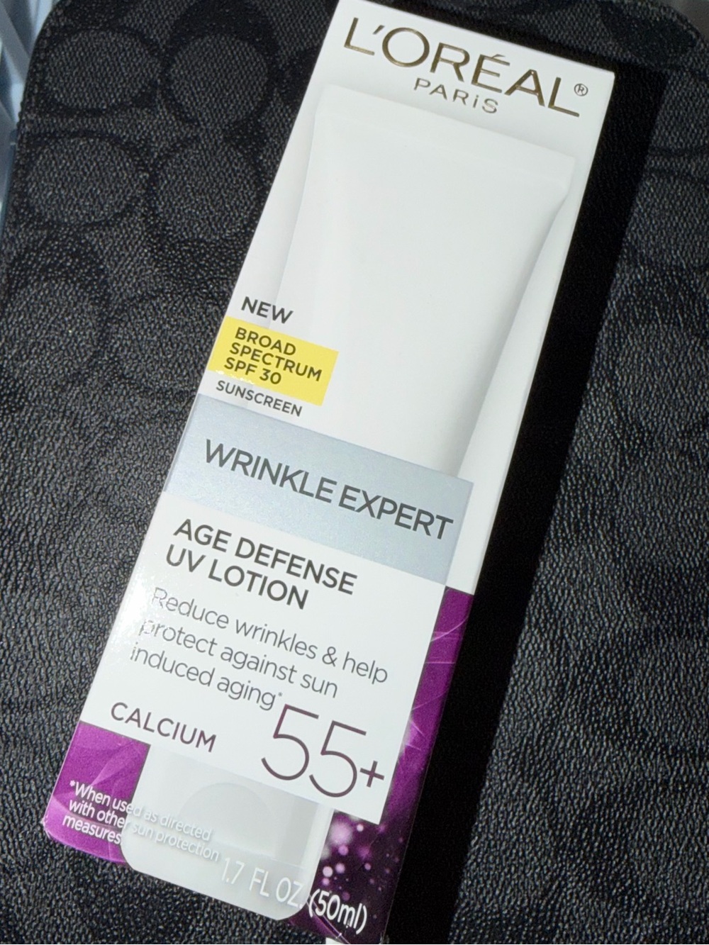 L'Oréal Paris Wrinkle Expert 55+ Age Defense UV Lotion SPF 30 NIB